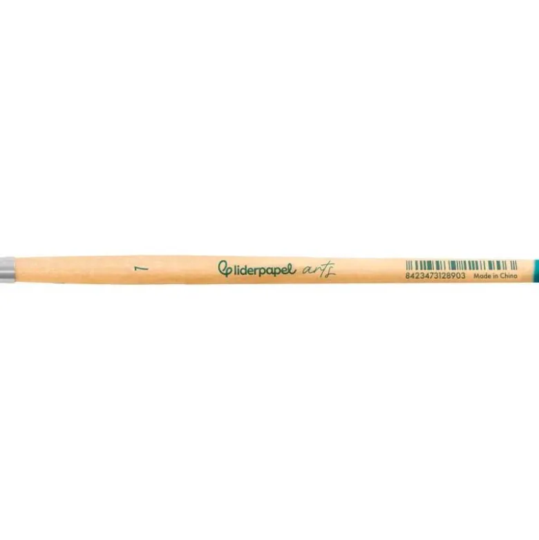 PINCEL PARA PINTURA ACRILICA Y ACUARELA LIDERPAPEL N 7 PUNTA REDONDA DE PELO SINTETICO CERTIFICADO FSC