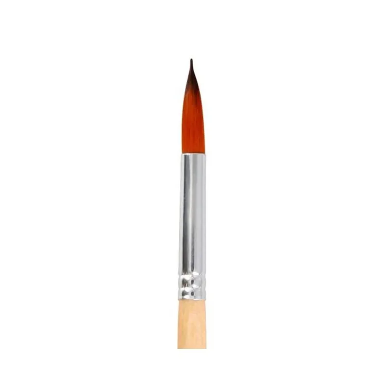 PINCEL PARA PINTURA ACRILICA Y ACUARELA LIDERPAPEL N 10 PUNTA REDONDA DE PELO SINTETICO CERTIFICADO FSC
