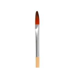 PINCEL PARA PINTURA ACRILICA Y ACUARELA LIDERPAPEL N 0 PUNTA FILBERT / LENGUA GATO DE PELO SINTETICO CERTIFICADO