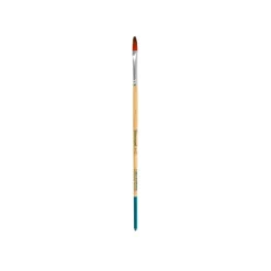 PINCEL PARA PINTURA ACRILICA Y ACUARELA LIDERPAPEL N 2 PUNTA FILBERT / LENGUA GATO DE PELO SINTETICO CERTIFICADO