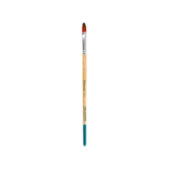 PINCEL PARA PINTURA ACRILICA Y ACUARELA LIDERPAPEL N 6 PUNTA FILBERT / LENGUA GATO DE PELO SINTETICO CERTIFICADO