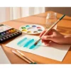 PINCEL PARA PINTURA ACRILICA Y ACUARELA LIDERPAPEL N 11 PUNTA FILBERT / LENGUA GATO DE PELO SINTETICO CERTIFICADO