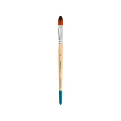 PINCEL PARA PINTURA ACRILICA Y ACUARELA LIDERPAPEL N 11 PUNTA FILBERT / LENGUA GATO DE PELO SINTETICO CERTIFICADO