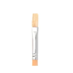 PINCEL PARA PINTURA AL OLEO Y ACRILICA LIDERPAPEL N 6 PUNTA PLANA DE PELO DE CERDA CERTIFICADO FSC