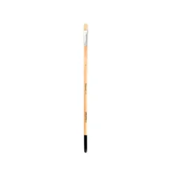 PINCEL PARA PINTURA AL OLEO Y ACRILICA LIDERPAPEL N 9 PUNTA PLANA DE PELO DE CERDA CERTIFICADO FSC