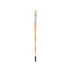 PINCEL PARA PINTURA AL OLEO Y ACRILICA LIDERPAPEL N 12 PUNTA PLANA DE PELO DE CERDA CERTIFICADO FSC