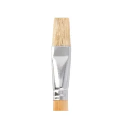 PINCEL PARA PINTURA AL OLEO Y ACRILICA LIDERPAPEL N 13 PUNTA PLANA DE PELO DE CERDA CERTIFICADO FSC