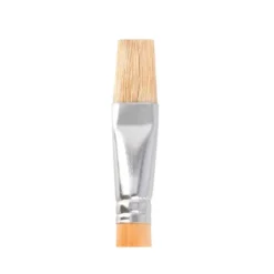 PINCEL PARA PINTURA AL OLEO Y ACRILICA LIDERPAPEL N 16 PUNTA PLANA DE PELO DE CERDA CERTIFICADO FSC