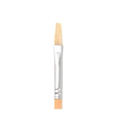 PINCEL PARA PINTURA AL OLEO Y ACRILICA LIDERPAPEL N 1 PUNTA PLANA DE PELO DE CERDA CERTIFICADO FSC