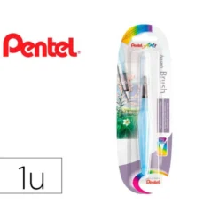 PINCEL PENTEL XFRH-M RELLENABLE AGUA REDONDO PUNTA MEDIANA