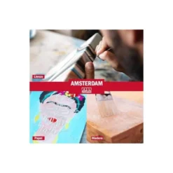 PINTURA ACRILICA AMSTERDAM 20 ML CAJA DE 6 COLORES SURTIDOS PASTEL