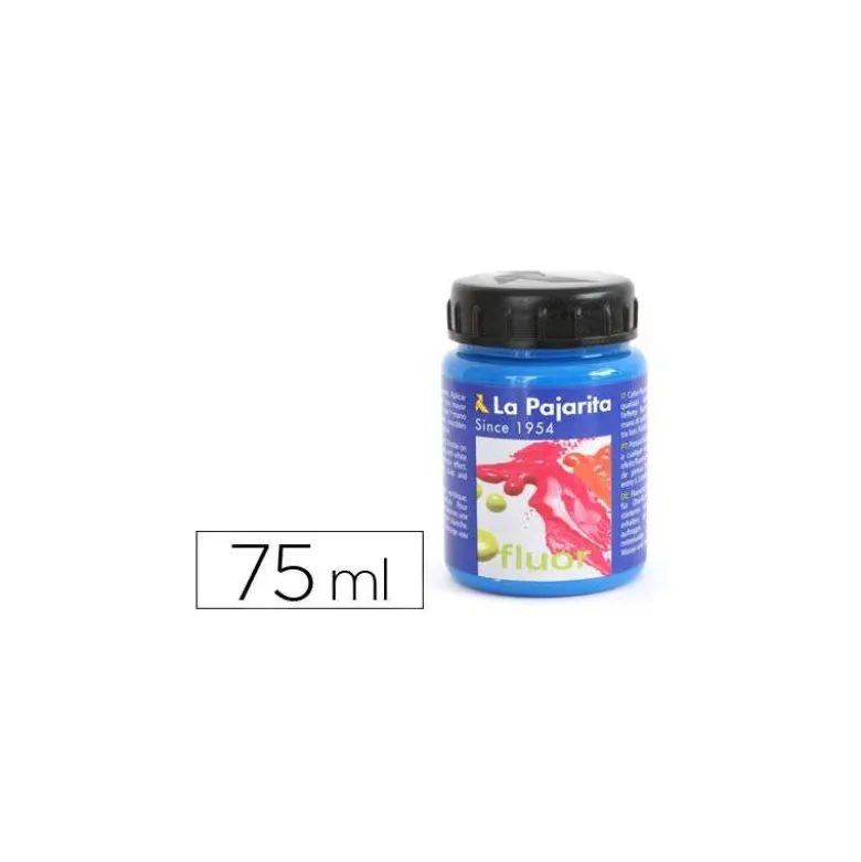 Pintura acrilica La Pajarita f-05 color azul luminoso