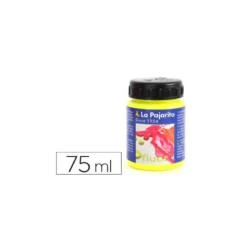 Pintura acrilica La Pajarita F-02 color amarillo canario