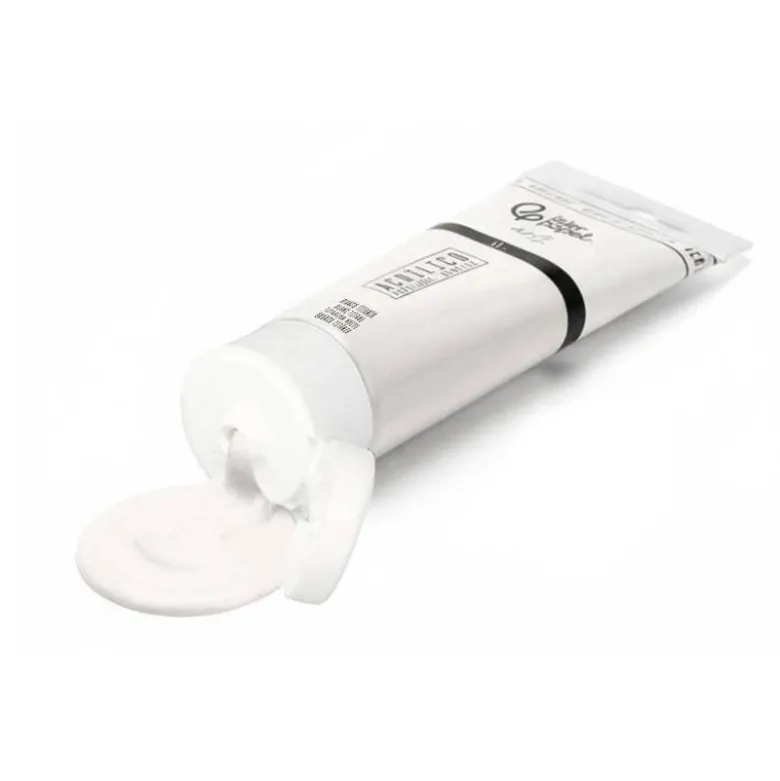 PINTURA ACRILICA LIDERPAPEL TUBO DE PLASTICO DE 60 ML COLOR BLANCO TITANIO