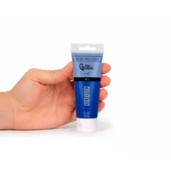 PINTURA ACRILICA LIDERPAPEL TUBO DE PLASTICO DE 60 ML COLOR AZUL CIAN