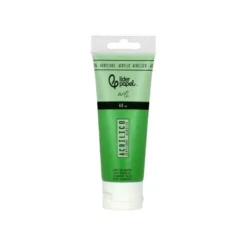 PINTURA ACRILICA LIDERPAPEL TUBO DE PLASTICO DE 60 ML COLOR VERDE PERMANENTE