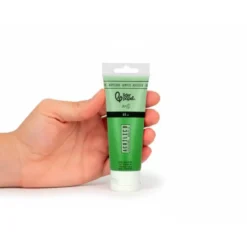 PINTURA ACRILICA LIDERPAPEL TUBO DE PLASTICO DE 60 ML COLOR VERDE PERMANENTE