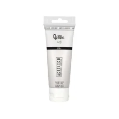 PINTURA ACRILICA LIDERPAPEL TUBO DE PLASTICO DE 120 ML COLOR BLANCO TITANIO