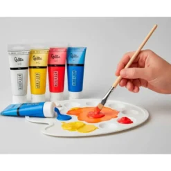 PINTURA ACRILICA LIDERPAPEL TUBO DE PLASTICO DE 120 ML COLOR VERDE PERMANENTE