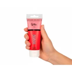 PINTURA ACRILICA LIDERPAPEL TUBO DE PLASTICO DE 120 ML COLOR ROJO PIRROL