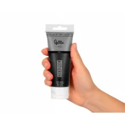 PINTURA ACRILICA LIDERPAPEL TUBO DE PLASTICO DE 120 ML COLOR NEGRO MARFIL
