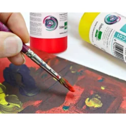 PINTURA ACRILICA LIDERPAPEL BOTE DE 80 ML AMARILLO