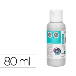 PINTURA ACRILICA LIDERPAPEL BOTE DE 80 ML BLANCO