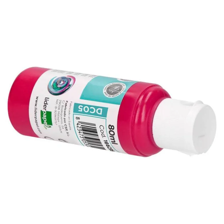 PINTURA ACRILICA LIDERPAPEL BOTE DE 80 ML MAGENTA