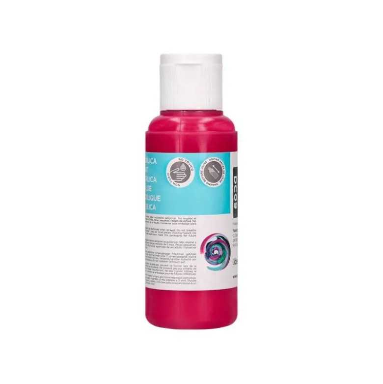 PINTURA ACRILICA LIDERPAPEL BOTE DE 80 ML MAGENTA