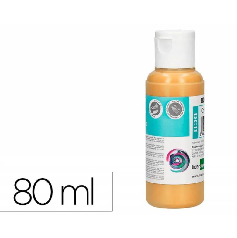 PINTURA ACRILICA LIDERPAPEL BOTE DE 80 ML CARNE