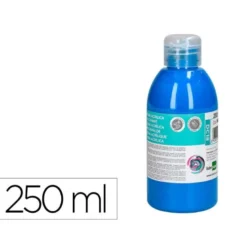 PINTURA ACRILICA LIDERPAPEL BOTE DE 250 ML CIAN