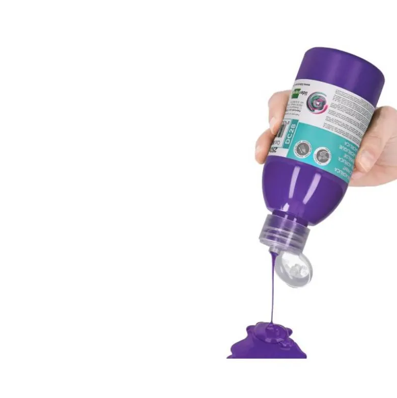 PINTURA ACRILICA LIDERPAPEL BOTE DE 250 ML VIOLETA