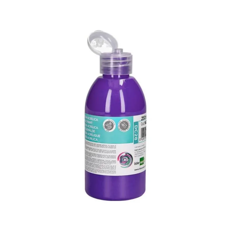 PINTURA ACRILICA LIDERPAPEL BOTE DE 250 ML VIOLETA