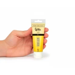 PINTURA ACRILICA LIDERPAPEL TUBO DE PLASTICO DE 60 ML COLOR AMARILLO