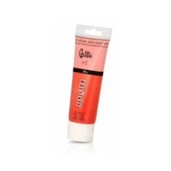 PINTURA ACRILICA LIDERPAPEL TUBO DE PLASTICO DE 60 ML COLOR ROJO BERMELLON