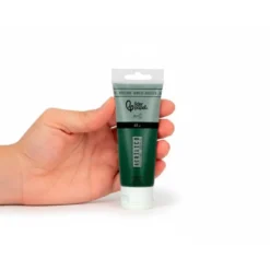 PINTURA ACRILICA LIDERPAPEL TUBO DE PLASTICO DE 60 ML COLOR VERDE OLIVA