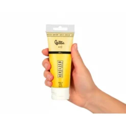 PINTURA ACRILICA LIDERPAPEL TUBO DE PLASTICO DE 120 ML COLOR AMARILLO