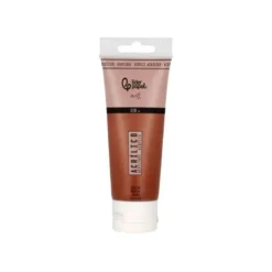 PINTURA ACRILICA LIDERPAPEL TUBO DE PLASTICO DE 120 ML COLOR MARRON