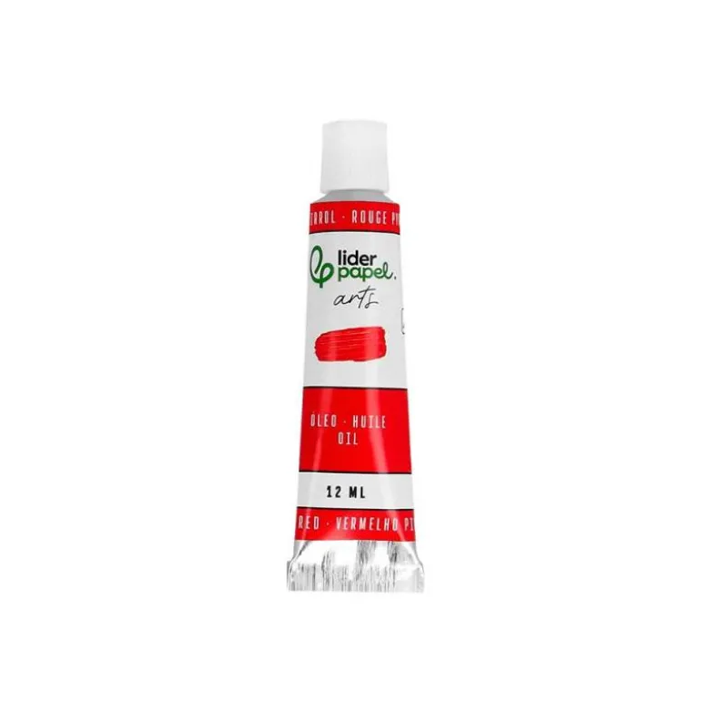 PINTURA AL OLEO LIDERPAPEL CAJA DE 12 TUBOS DE ALUMINIO DE 12 ML COLORES SURTIDOS