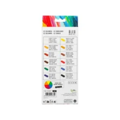 PINTURA AL OLEO LIDERPAPEL CAJA DE 12 TUBOS DE ALUMINIO DE 12 ML COLORES SURTIDOS