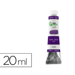 PINTURA AL OLEO LIDERPAPEL TUBO DE ALUMINIO DE 20 ML COLOR VIOLETA