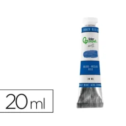 PINTURA AL OLEO LIDERPAPEL TUBO DE ALUMINIO DE 20 ML COLOR AZUL COBALTO