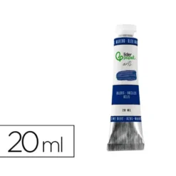 PINTURA AL OLEO LIDERPAPEL TUBO DE ALUMINIO DE 20 ML COLOR AZUL MARINO