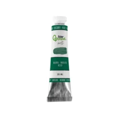 PINTURA AL OLEO LIDERPAPEL TUBO DE ALUMINIO DE 20 ML COLOR VERDE OSCURO