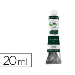 PINTURA AL OLEO LIDERPAPEL TUBO DE ALUMINIO DE 20 ML COLOR VERDE OLIVA