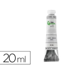 PINTURA AL OLEO LIDERPAPEL TUBO DE ALUMINIO DE 20 ML COLOR BLANCO TITANIO