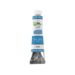 PINTURA AL OLEO LIDERPAPEL TUBO DE ALUMINIO DE 20 ML COLOR AZUL CIAN