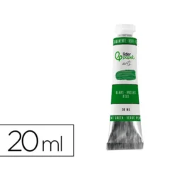 PINTURA AL OLEO LIDERPAPEL TUBO DE ALUMINIO DE 20 ML COLOR VERDE PERMANENTE