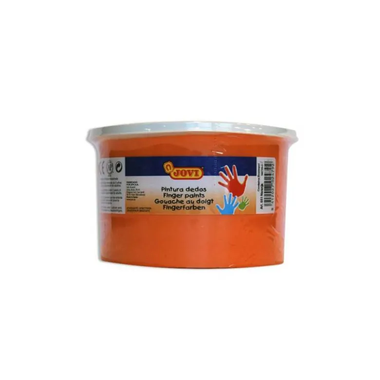 Pintura de dedos Jovi 125 cc color naranja