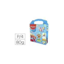 Pintura de Dedos Maped Color Peps de Colores Surtidos Caja de 4 botes de 80gr